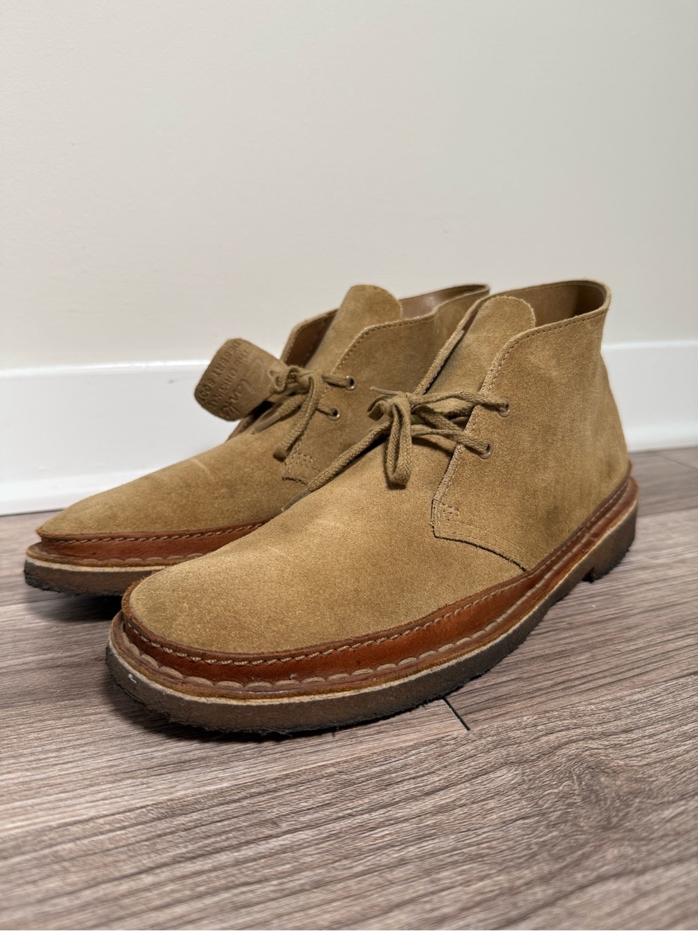 Men’s Clarks 62133 Desert Boot Suede Chukka Boots Size 9